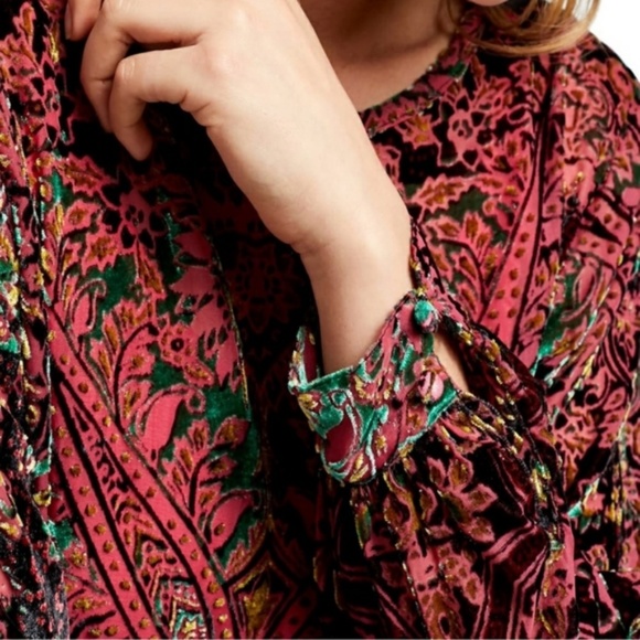 Free People Mirror Mirror Velvet Mini Dress - Picture 6 of 9